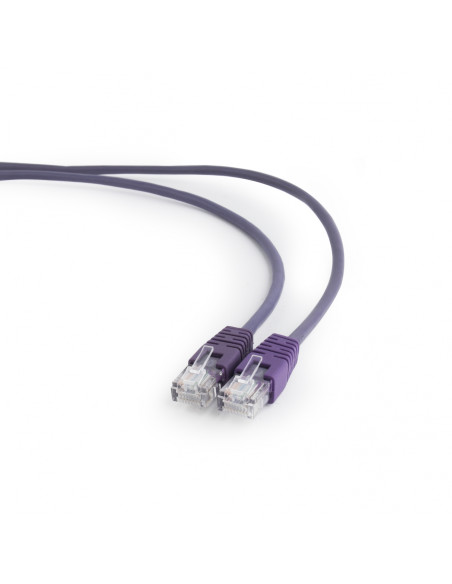 LATIGUILLO GEMBIRD UTP CAT 5E 1METRO MORADO PP12-1M/V