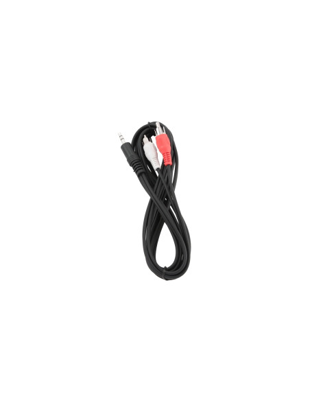 CABLE AUDIO ESTEREO JACK 3.5MM MACHO A RCA MACHO 1.5METROS CCA-458