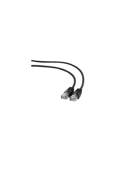 LATIGUILLO GEMBIRD CAT 5E UTP 3METROS NEGRO PP12-3M/BK