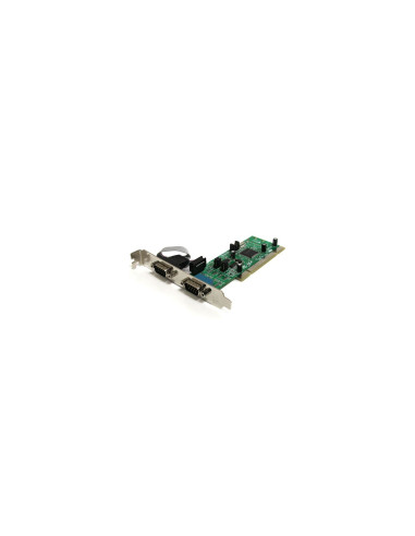 StarTech.com Tarjeta Adaptadora PCI de 2 Puertos Serie RS422/485 DB9