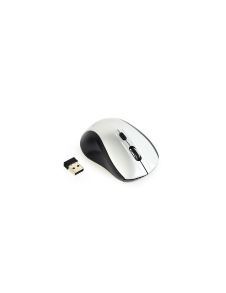 Gembird MUSW-4B-02-BS ratón Ambidextro RF inalámbrico Í“ptico 1600 DPI