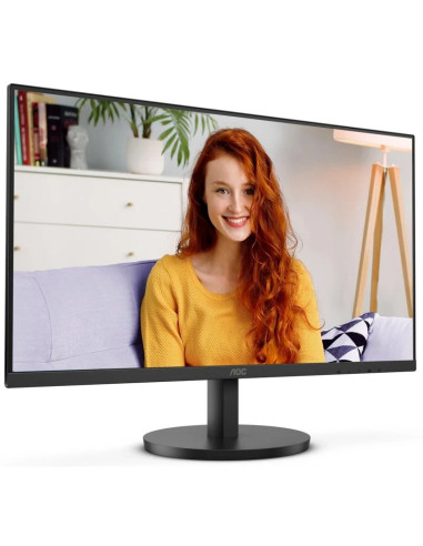 MONITOR PROFESIONAL AOC 27 4K ERGONOMICO MULTIMEDIA HDMI DISPLAYPORT BLACK