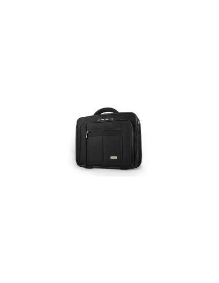 Natec boxer maletin para portatil 17.3P nylon Negro
