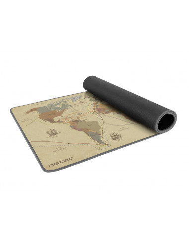 Natec Discoveries Alfombrilla tela caucho Multicolor