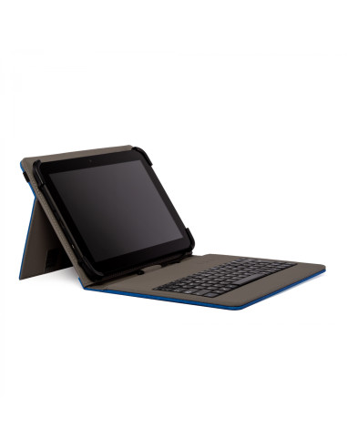Nilox Funda teclado USB universal 10.5P poliester, Azul