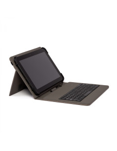 Nilox Funda tablet teclado USB 10.5P universal poliester Marron
