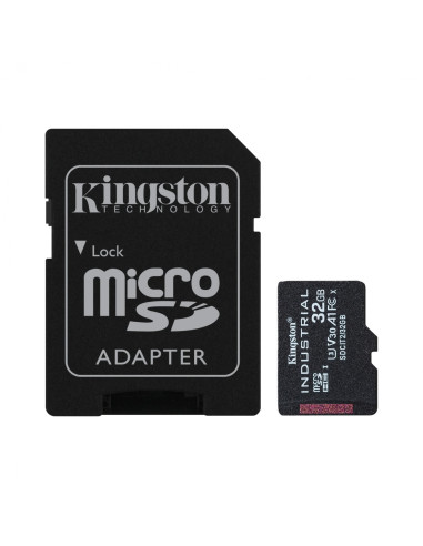 Kingston Technology Industrial Memoria flash 32 GB MiniSDHC UHS-I