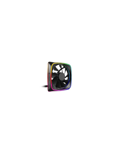 Sharkoon RGB SHARK Lights Carcasa del ordenador Ventilador 12 cm Negro