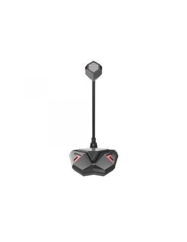 GENESIS Radium 100 Negro, Rojo Micrófono para PC