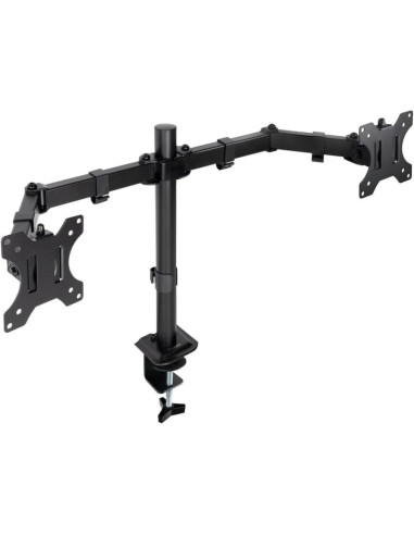 SOPORTE DE MESA TV/MONITOR TOOQ 17-27 2 BRAZOS BLACK
