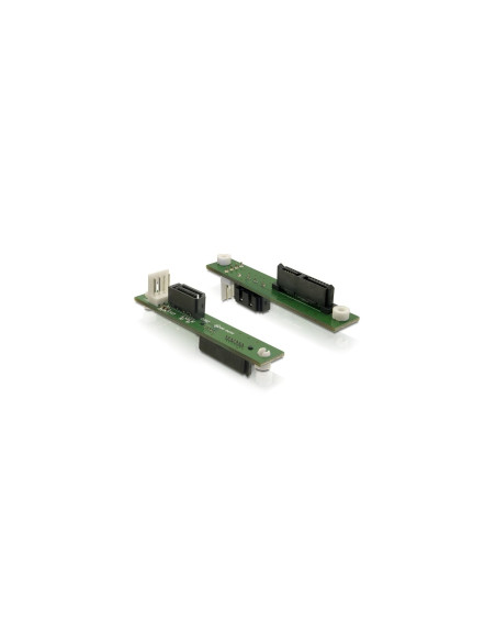 DeLOCK Adapter SATA Slimline SATA cable de SATA SATA 7-pin SATA 7-pin + Molex (4-pin)