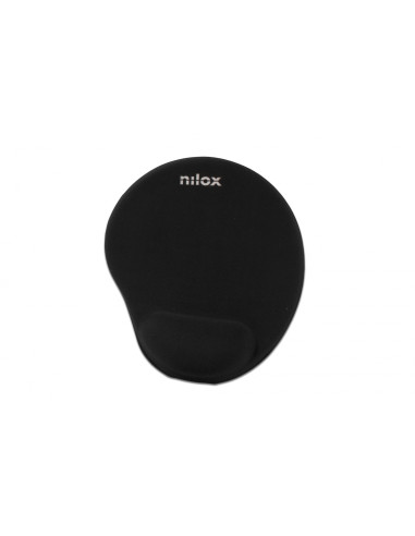 Nilox Alfombrilla ergonómica de color negro de