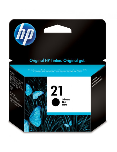 HP Cartucho de tinta original 21 negro
