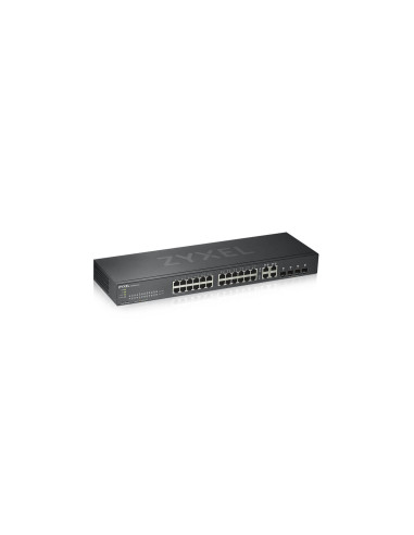 Zyxel GS1920-24V2 Gestionado Gigabit Ethernet (10/100/1000) Negro
