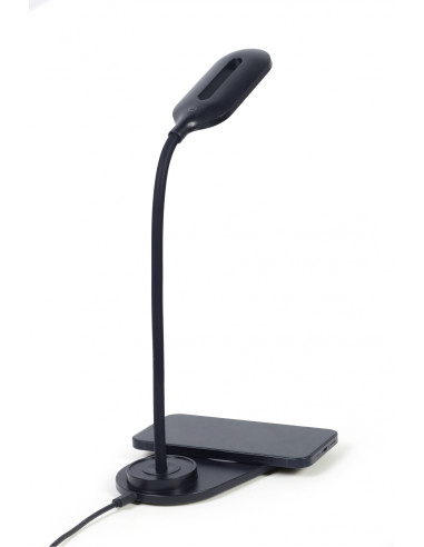 Gembird TA-WPC10-LED-01 cargador de dispositivo móvil Negro Interior