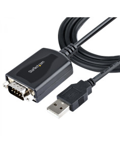 StarTech.com Cable de 91cm USB a Serie con Retención de Puerto COM,