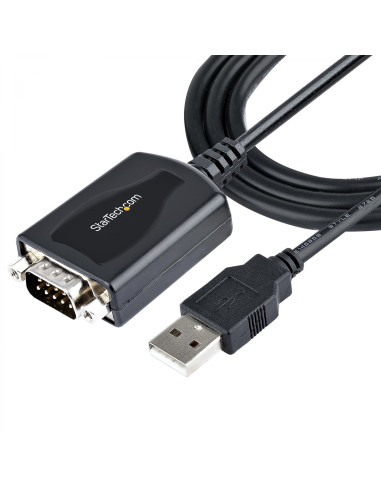 StarTech.com Cable de 91cm USB a Serie con Retención de Puerto COM,