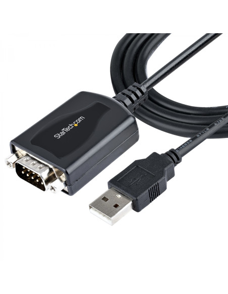 StarTech.com Cable de 91cm USB a Serie con Retención de Puerto COM,