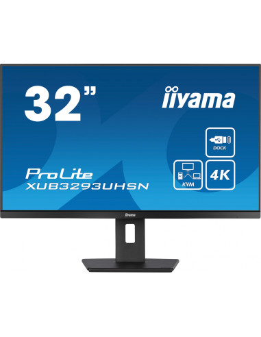 iiyama ProLite XUB3293UHSN-B5 pantalla para PC 80 cm (31.5") 3840 x