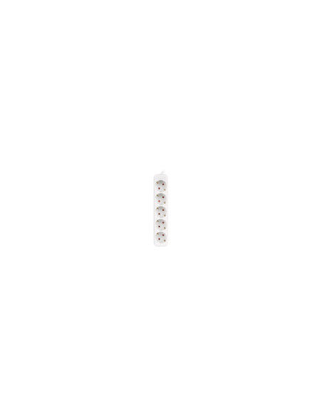 Lanberg PS0-05F-0150-W base múltiple 1,5 m 5 salidas AC Interior Blanco