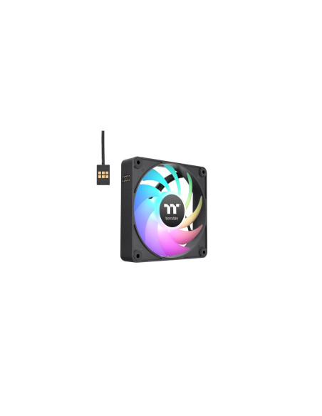 Thermaltake CT120 EX ARGB Carcasa del ordenador Ventilador 12 cm Negro, Blanco 3 pieza(s)