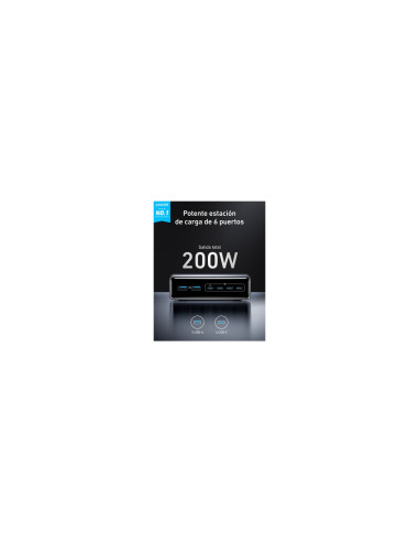 Anker A2683341 cargador de dispositivo móvil Universal Negro Carga rápida Interior
