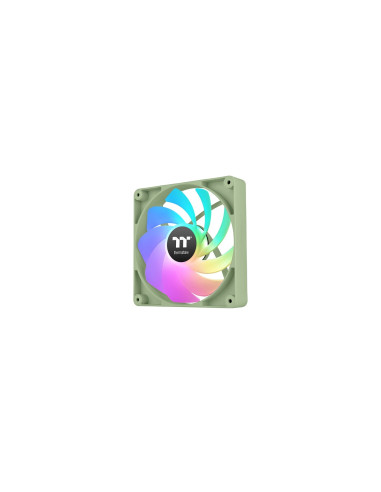 Thermaltake Matcha Green CT120 Carcasa del ordenador Ventilador 12 cm Gris 2 pieza(s)