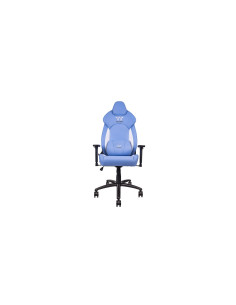 Thermaltake GGC-VCO-LWLWDS-01 silla para videojuegos Butaca para jugar Asiento acolchado Azul, Blanco