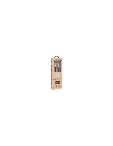Maillon Technologique Premium MTPMUS241 cable USB USB 2.0 1 m USB A Micro-USB B Plata