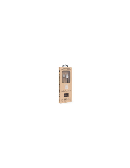 Maillon Technologique Premium MTPMUS241 cable USB USB 2.0 1 m USB A Micro-USB B Plata