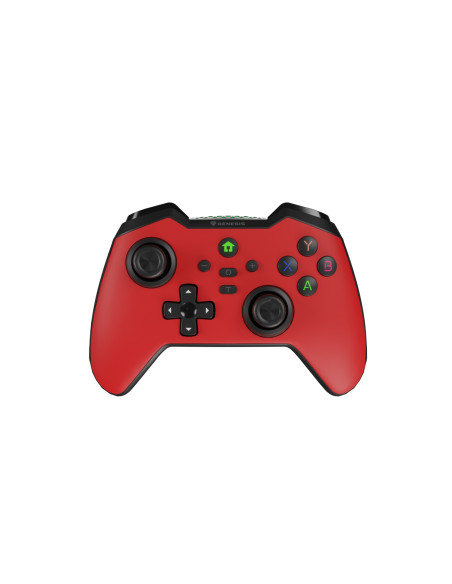 GENESIS Mangan 400 Rojo Bluetooth Gamepad Analógico/Digital Android,