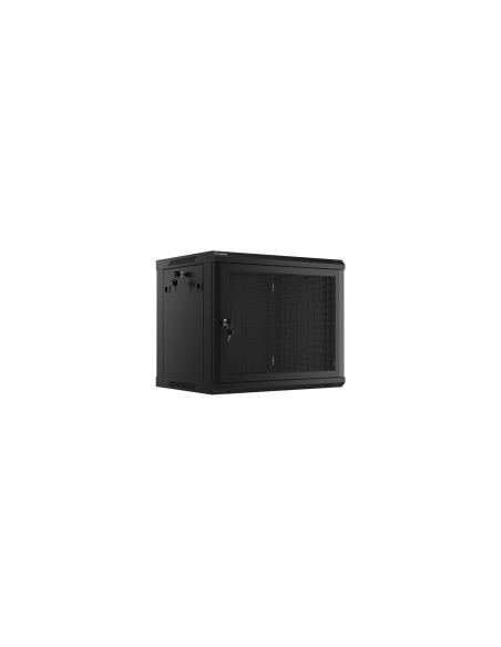 Lanberg WF01-6409-23B armario rack 9U Bastidor de pared Negro