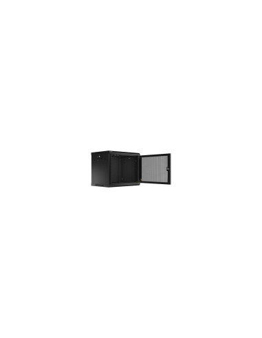 Lanberg WF01-6409-23B armario rack 9U Bastidor de pared Negro