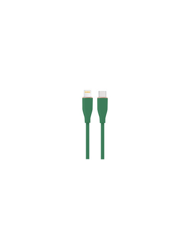Gembird CC-USB2S-CM8PM-1.5M-G cable de conector Lightning 1,5 m Verde