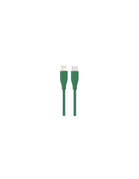 Gembird CC-USB2S-CM8PM-1.5M-G cable de conector Lightning 1,5 m Verde