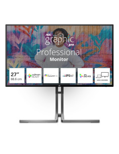 AOC U27U3CV pantalla para PC 68,6 cm (27") 3840 x 2160 Pixeles 4K