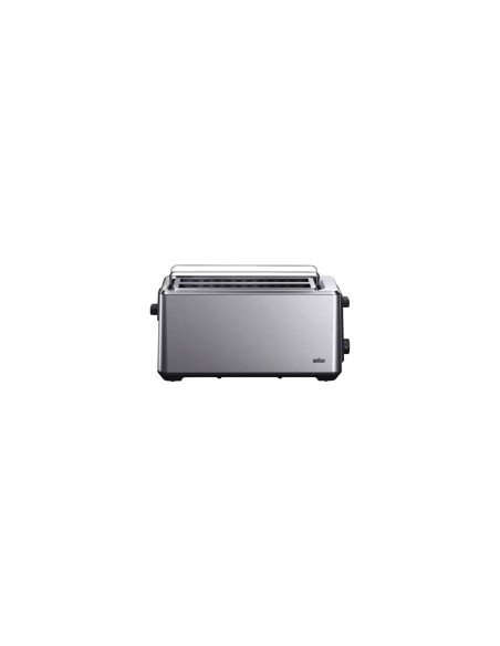 Braun HT 5220 BK 2 rebanada(s) 1470 W Negro, Acero inoxidable