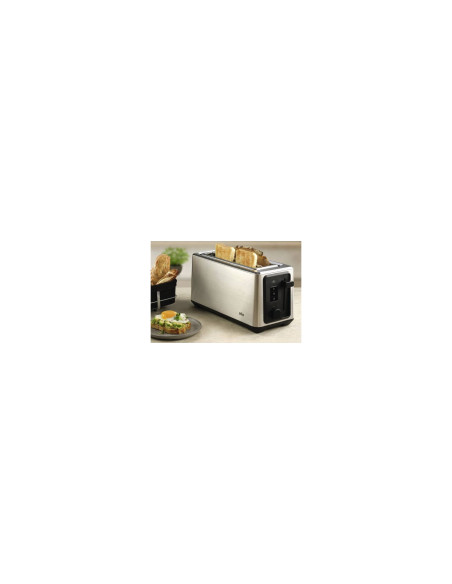 Braun HT 5220 BK 2 rebanada(s) 1470 W Negro, Acero inoxidable