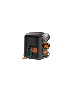 Cecotec Cecofry&Grill Smokin'Prime 6500 Sencillo 6,5 L Independiente 2200 W Freidora de aire caliente Negro