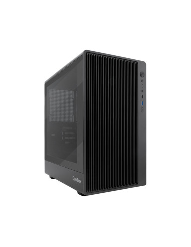 CoolBox GAMING CAJA MATX GM350 DARKFACE USB-C 3.2 GEN1 CRISTAL AHUMADO