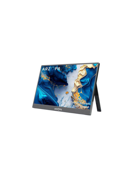 Arzopa A1T 15,6" Monitor portátil Táctil FullHD 60Hz IPS Táctil HDR10 Altavoces USB-C HDMI