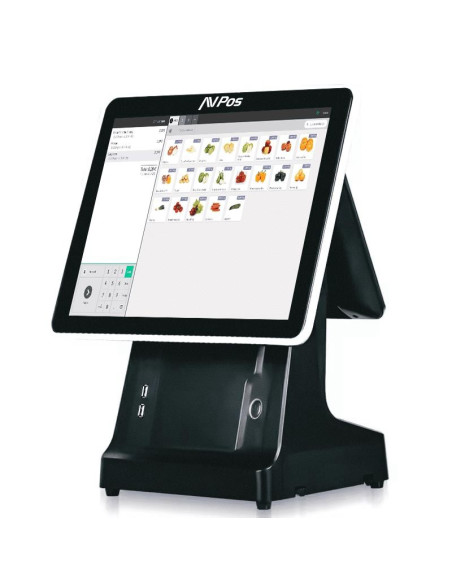 TPV AVPOS K6000 15 I5/8GB/SSD128GB/WIFI+BT/W11P IMPRESORA + 2 PANTALLA