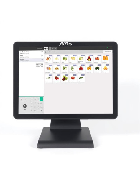 TPV AVPOS K2000 15 SLIM I3/8GB/M.2 128GB/WIFI/BLUETOOTH/LAN 1000/W11PRO 3Y