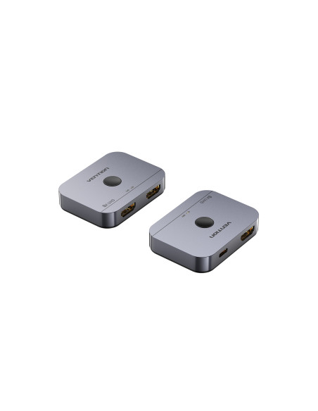 Vention Conmutador HDMI 4K Bidireccional AKPH0/ HDMI Hembra - 2x HDMI Hembra - USB Tipo-C Hembra