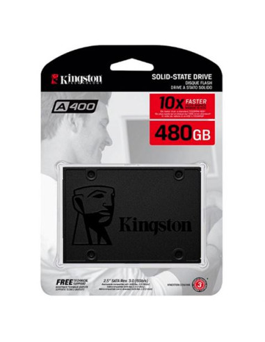 Kingston Technology A400 480 GB 2.5" Serial ATA III TLC