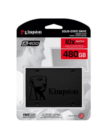Kingston Technology A400 480 GB 2.5" Serial ATA III TLC