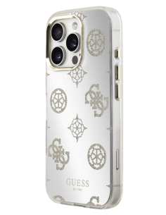CARCASA GUESS MIRROR PLATA IPHONE 16 PRO MAX TIENE MAGSAFE