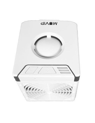 MINI CLIMATIZADOR PORTATIL 10W CON LUZ LED 7 COLORES