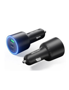 CARGADOR DE COCHE PARA SMARTPHONE 100W 2XUSB-C USB-A NEGRO VENTION