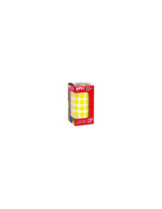 GOMETS CIRCULARES COLOR AMARILLO EN ESTUCHE APLI 2832 UNIDADES 04855